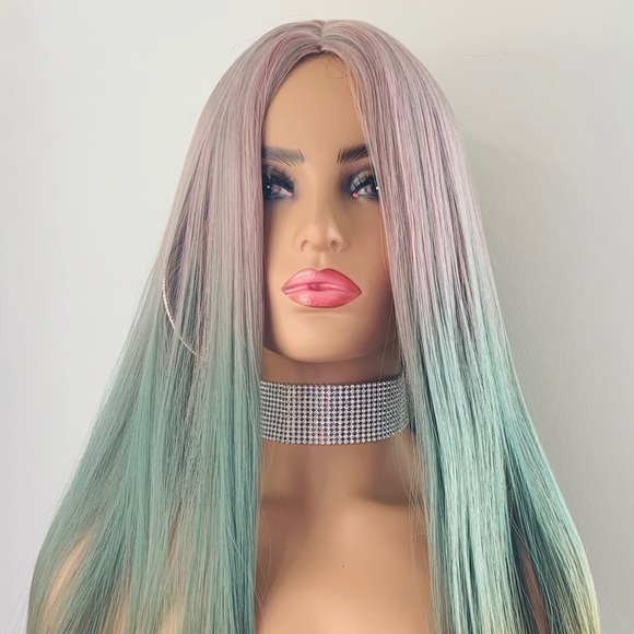 “Put On & Go” Pastel Color Wig for Easter or Events - Picture 4 of 14
